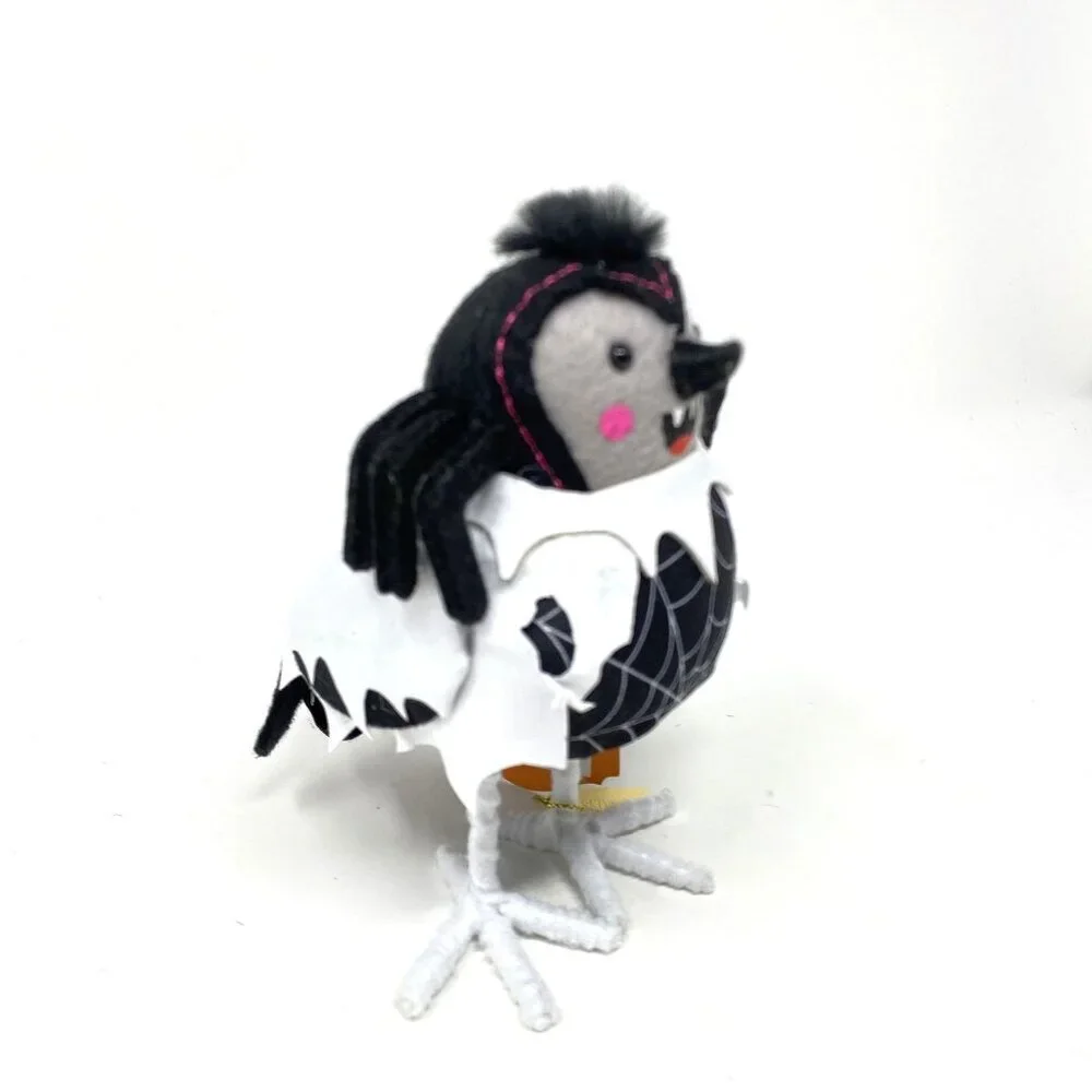 Featherly Friends™ 'Skitter' Felt Bird Halloween Hyde & EEK! Indoor Spider Theme